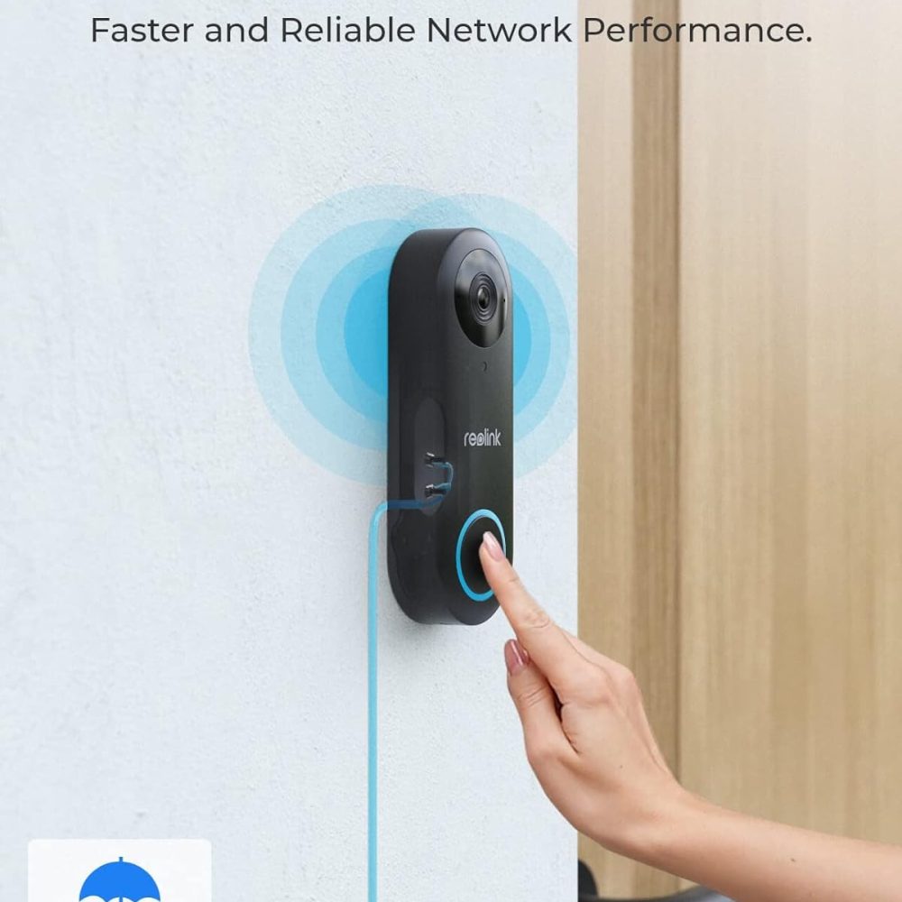 REOLINK Video Doorbell WiFi Camera - Wired 2K Outdoor, 5G&2.4G WiFi, 4:3 Wide View Angle, Smart Detection, Local Storage, No Subscription Front Door Home Security, Customized Chime V2 - Image 6